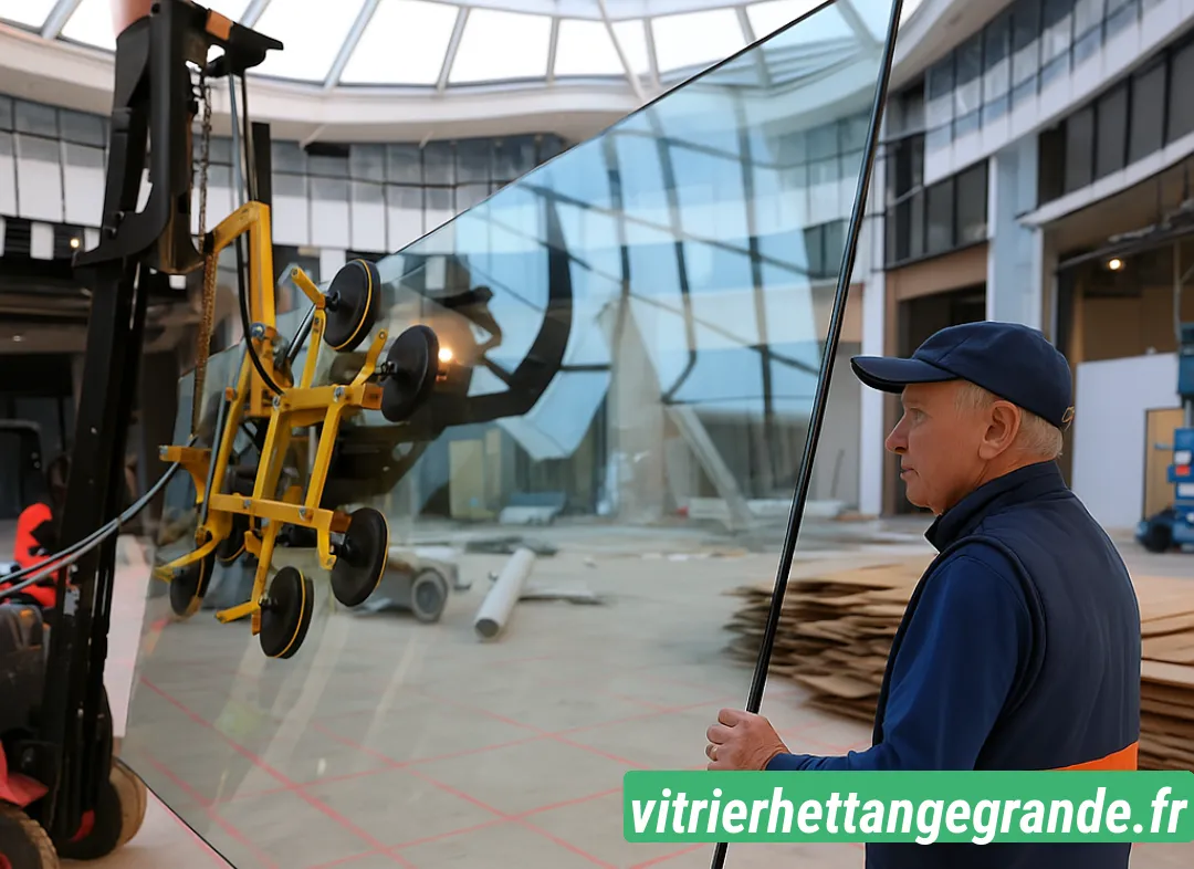 Remplacement de vitrine magasin Hettange-Grande